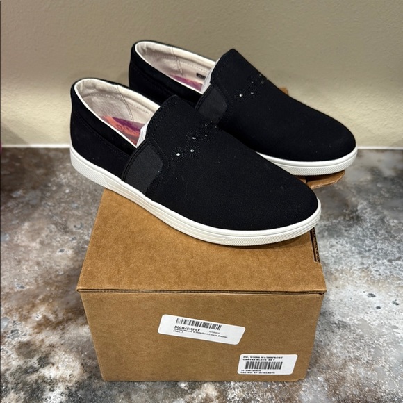 Spenco Shoes - womens Black Slip-On Shoes